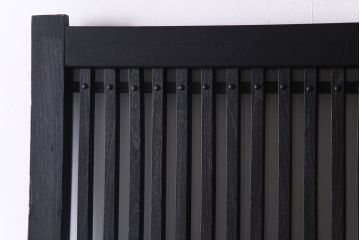 ペイント建具　総ケヤキ材　モダンな雰囲気漂うアンティーク蔵戸(引き戸、建具、玄関戸)