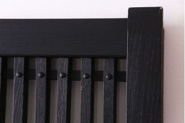 ペイント建具　総ケヤキ材　モダンな雰囲気漂うアンティーク蔵戸(引き戸、建具、玄関戸)