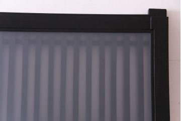 ペイント建具　総ケヤキ材　モダンな雰囲気漂うアンティーク蔵戸(引き戸、建具、玄関戸)