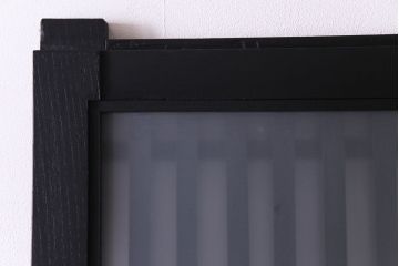 ペイント建具　総ケヤキ材　モダンな雰囲気漂うアンティーク蔵戸(引き戸、建具、玄関戸)