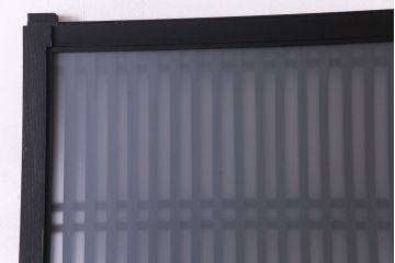 ペイント建具　総ケヤキ材　モダンな雰囲気漂うアンティーク蔵戸(引き戸、建具、玄関戸)