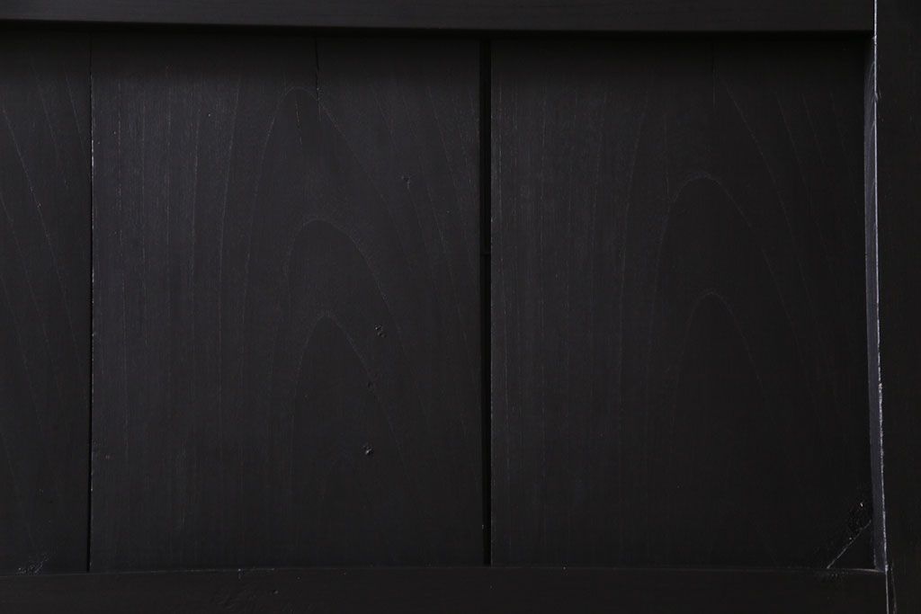 ペイント建具　総ケヤキ材　モダンな雰囲気漂うアンティーク蔵戸(引き戸、建具、玄関戸)