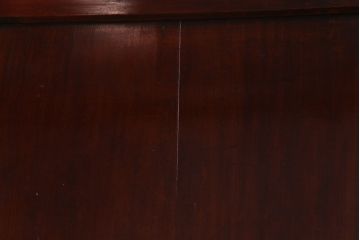 和製アンティーク　ヒノキ材　赤みがかった色合いが目を引く漆塗りの蔵戸(引き戸、建具、玄関戸)