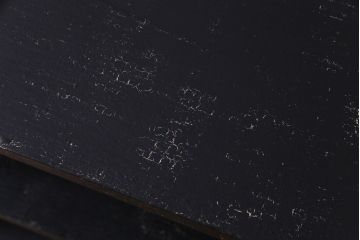 ペイント家具　シャビーな風合いがおしゃれな薄型オープンラック(飾り棚)