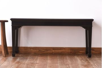 アンティーク家具　激レア　日本楽器・山葉(ヤマハ)　艶を帯びた質感が品格漂うピアノベンチ(サイドテーブル)