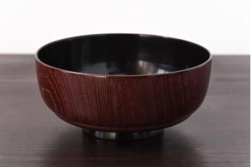 和製アンティーク　輪島塗　高蒔絵　瓢箪の図　上質な蓋付き木製椀(漆器、和食器)5客セット(1)