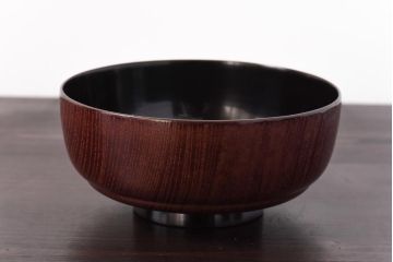 和製アンティーク　輪島塗　高蒔絵　瓢箪の図　上質な蓋付き木製椀(漆器、和食器)5客セット(1)