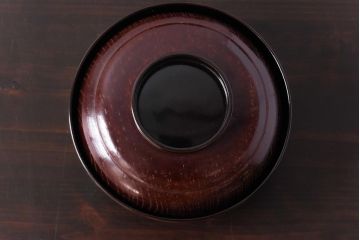 和製アンティーク　輪島塗　高蒔絵　瓢箪の図　上質な蓋付き木製椀(漆器、和食器)5客セット(2)