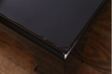 中古　民芸家具　螺鈿細工　高級品　華やかな意匠が存在感を放つ座卓テーブル