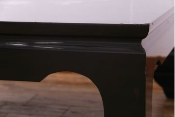 中古　民芸家具　螺鈿細工　高級品　華やかな意匠が存在感を放つ座卓テーブル