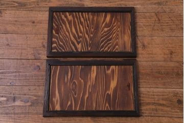 ヴィンテージ家具　ビンテージ　栗材　浮造り　和の風情あふれる佇まいが魅力のローボード(戸棚、収納棚)