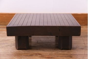 アンティーク雑貨　和製アンティーク　明治大正期　味わい深い質感の囲碁盤(飾り台)