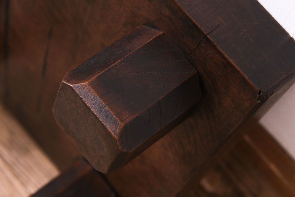 アンティーク雑貨　和製アンティーク　明治大正期　味わい深い質感の囲碁盤(飾り台)