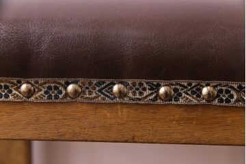 レトロ家具　昭和中期　レトロな雰囲気がお洒落なクッションスツール