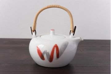 アンティーク雑貨　昭和期　日本陶器・ノリタケ(則武)　モダンなデザインの急須・湯飲み4客セット