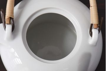 アンティーク雑貨　昭和期　日本陶器・ノリタケ(則武)　モダンなデザインの急須・湯飲み4客セット