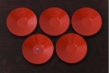 アンティーク雑貨　昭和期　日本陶器・ノリタケ(則武)　箱付き　洋モダンなデザインの茶器4客セット