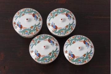 オールドノリタケ　日本陶器・則武　上品さが漂う急須・湯呑4客セット