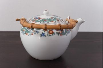 オールドノリタケ　日本陶器・則武　上品さが漂う急須・湯呑4客セット