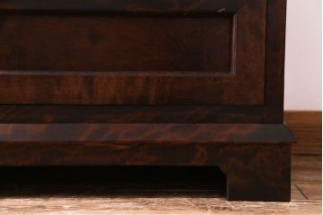 中古　松本民芸家具　503型　直線のデザインが目を引くチェスト(引き出し、衣装箪笥、整理箪笥)(定価約28万円)(2)