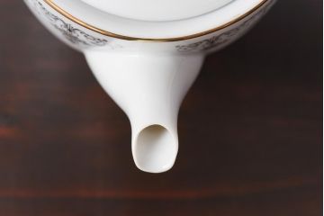 アンティーク雑貨　昭和期　日本陶器・ノリタケ(則武)　クラシカルなデザインの茶器5客セット