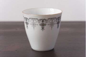 アンティーク雑貨　昭和期　日本陶器・ノリタケ(則武)　クラシカルなデザインの茶器5客セット