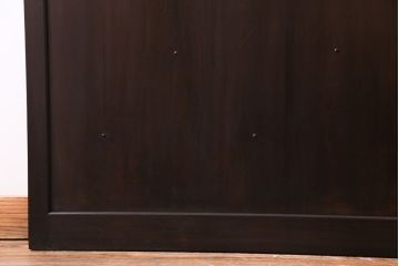 和製アンティーク　ヒノキ材　洗練された和モダンの空間におすすめの平格子戸2枚セット　(R-031280)