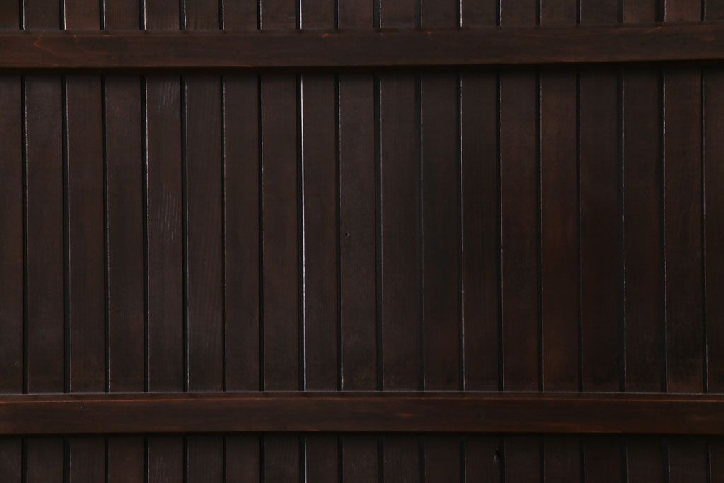 和製アンティーク　ヒノキ材　洗練された和モダンの空間におすすめの平格子戸2枚セット　(R-031280)