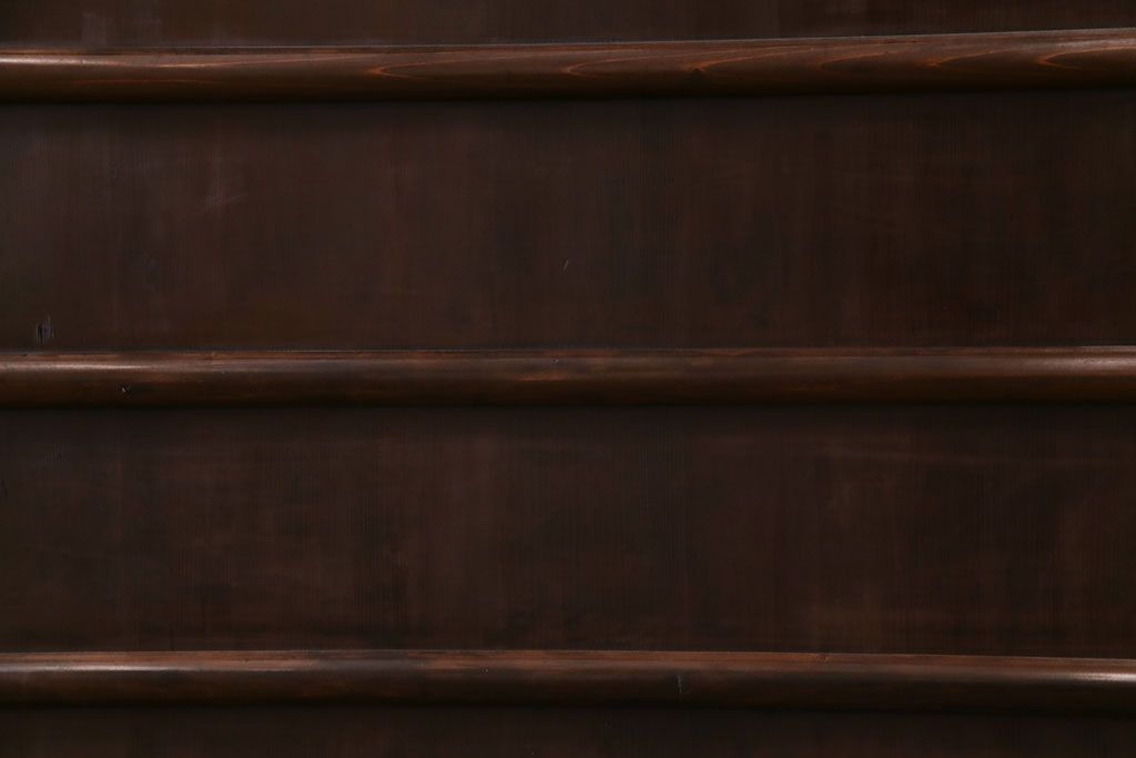 和製アンティーク　ヒノキ材　洗練された和モダンの空間におすすめの平格子戸2枚セット　(R-031280)