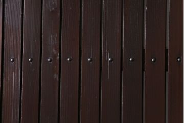 和製アンティーク　ガラス入り　和の風情を演出してくれる平格子戸3枚セット(引き戸、ガラス戸)