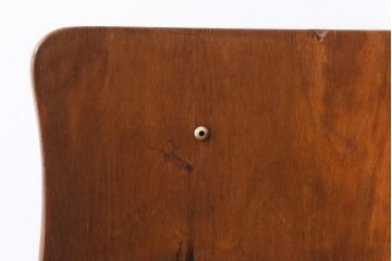 ヴィンテージ家具　イギリスビンテージ　レトロな雰囲気が漂うスクールチェア(鉄脚チェア、椅子)(2)