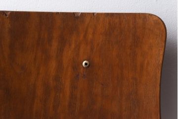 ヴィンテージ家具　イギリスビンテージ　レトロな雰囲気が漂うスクールチェア(鉄脚チェア、椅子)(2)