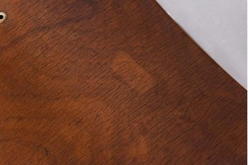 ヴィンテージ家具　イギリスビンテージ　レトロな雰囲気が漂うスクールチェア(鉄脚チェア、椅子)(3)