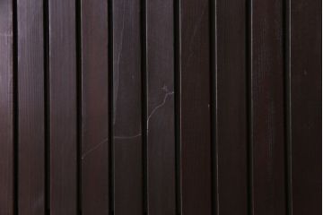 和製アンティーク　ガラス入り　和の風情を演出してくれる平格子戸2枚セット(引き戸、ガラス戸)(1)