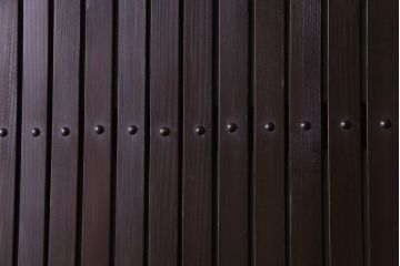 和製アンティーク　ガラス入り　和の風情を演出してくれる平格子戸2枚セット(引き戸、ガラス戸)(1)