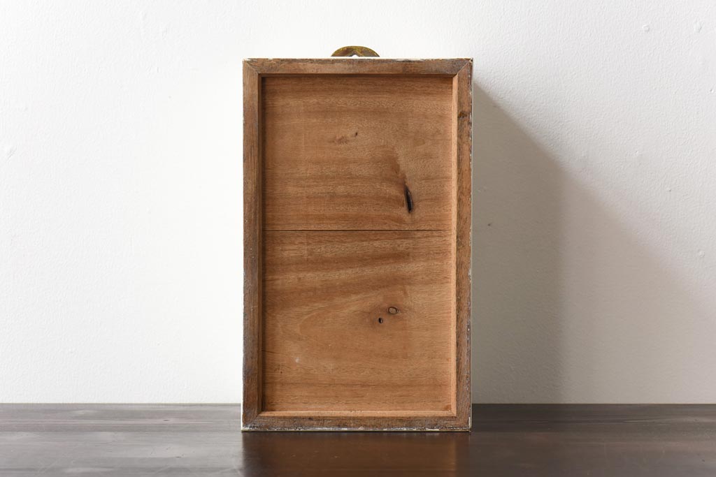 アンティーク家具　ペイント　卓上サイズ　シャビーな風合いがお洒落な小引き出し