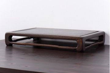 アンティーク雑貨　和製アンティーク　唐木材　シンプルで上品な花台(飾り台、盆栽卓)