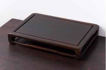 アンティーク雑貨　和製アンティーク　唐木材　シンプルで上品な花台(飾り台、盆栽卓)