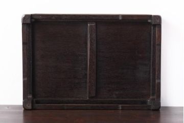 アンティーク雑貨　和製アンティーク　唐木材　シンプルで上品な花台(飾り台、盆栽卓)