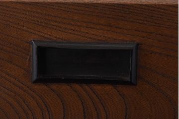アンティーク雑貨　昭和初期　ケヤキ材　味わい深い佇まいの木製火鉢(手あぶり)