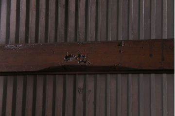 和製アンティーク　ガラス入り　亀の意匠が施された格子蔵戸(引き戸、ガラス戸、建具、玄関戸)