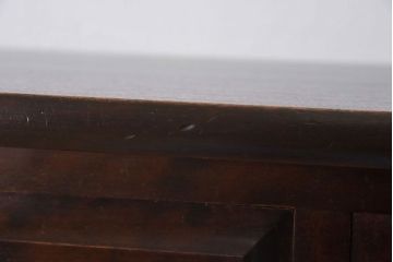 リメイク　北海道民芸家具　落ち着いた木の質感が感じられるサイドボード(リビングボード、チェスト、引き出し)