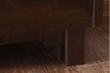 リメイク　北海道民芸家具　落ち着いた木の質感が感じられるサイドボード(リビングボード、チェスト、引き出し)