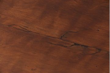 ペイント家具　メープル材　上品な木目が印象的なフランスアンティークの両袖デスク(机、在宅ワーク、在宅用作業台、ワークデスク)