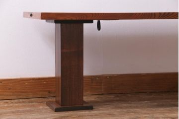 中古　岩谷堂箪笥　特注品　激レア　ローデスクとしても使える縦型収納棚(戸棚、キャビネット)