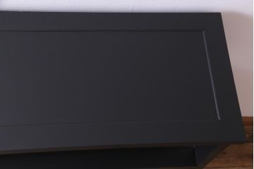 リペイント　松本民芸家具　505型　洗練された上品なデザインの収納棚(飾り棚、茶箪笥)
