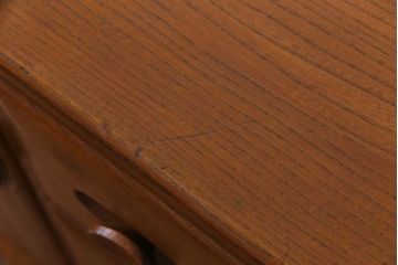 ヴィンテージ家具　イギリスビンテージ　ERCOL(アーコール)　キャスター付きウィンザーサイドボード(収納棚、リビングボード)