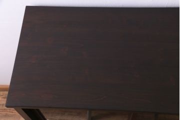 アンティーク家具　和製アンティーク　鉄脚付き　和モダンにおすすめな味わいのあるリメイク戸棚(収納棚、飾り棚)