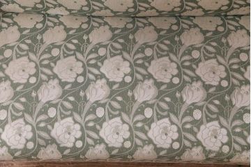 ヴィンテージ家具　昭和初期　レア物　オリジナル座面　大正ロマンの雰囲気漂うビンテージソファ(2人掛けソファ、長椅子)