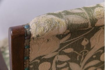 ヴィンテージ家具　昭和初期　レア物　オリジナル座面　大正ロマンの雰囲気漂うビンテージソファ(2人掛けソファ、長椅子)